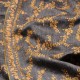 JANET KOPER, 100% cashmere pashmina sjaal, met de hand geborduurd