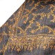 JANET COPPER, Real embroidered pashmina shawl 100% cashmere
