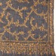 JANET COPPER, Real embroidered pashmina shawl 100% cashmere