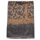 JANET COPPER, Real embroidered pashmina shawl 100% cashmere