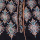 CARLA ZWART, handgeborduurde 100% kasjmier pashmina sjaal