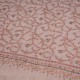 JULIA NATURALE, stola vera Pashmina 100% cashmere ricamata a mano