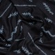 TELMA ZWART, met de hand geborduurde 100% kasjmier pashmina stola