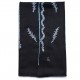 TELMA ZWART, met de hand geborduurde 100% kasjmier pashmina stola