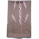 TELMA TAUPE, hand-embroidered 100% cashmere pashmina stole