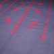 TELMA GRIJS, handgeborduurde 100% kasjmier pashmina stola