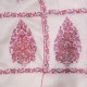 PALLA ELFENBEIN, echte handbestickte Pashmina-Stola 100% Kaschmir
