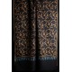 JULIA NOIR, étole véritable pashmina 100% cachemire brodé main