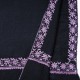 MARGO ZWART, met de hand geborduurde 100% kasjmier pashmina stola