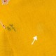 LANA SAFFRON, Real embroidered pashmina shawl 100% cashmere