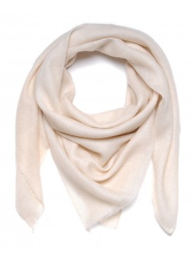 Pashmina Cuadrada de Cachemir Crudo Genuino Tejida a Mano