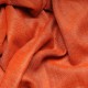 Echte Omkeerbare Pashmina 100% cashmere Oranje/Natuurlijk Beige