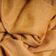 Véritable Pashmina réversible 100% cachemire Jaune / Beige naturel