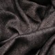 Véritable Pashmina réversible 100% cachemire Noir/Beige naturel Grand modèle