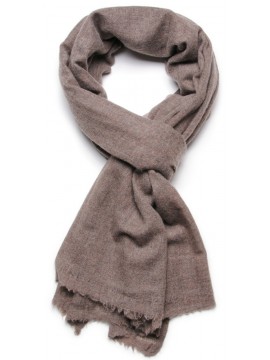 NATURAL 1 BROWN, 100% cashmere stole