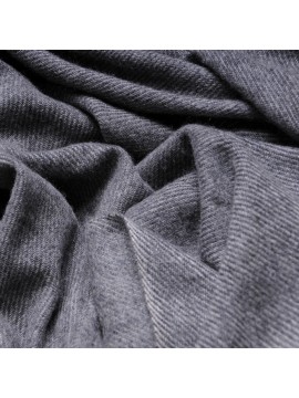 NATURAL 2 CHARCOAL, 100% cashmere stole