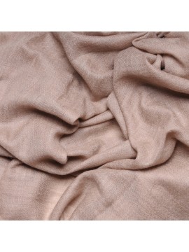 Genuine natural beige handwoven cashmere pashmina stole