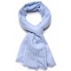 Echte Pashmina Stola Pastellblau 100% Handgewebter Kaschmir