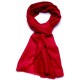 Pashmina auténtica 100% cachemira rojo carmín