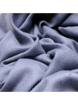 Genuine forget-me-not blue pashmina 100% cashmere