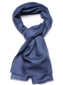 Vera pashmina 100% cashmere Stola Grigio ardesia