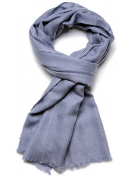 Handwoven cashmere pashmina Stole Storm grey