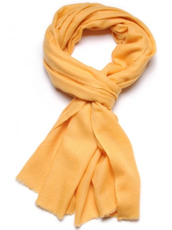 Vera pashmina 100% cashmere Stola Girasole giallo