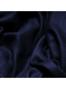 Echte Pashmina Stola Navy blau 100% Handgewebter Kaschmir