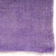 Véritable Pashmina réversible 100% cachemire Violet / Beige naturel