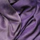 Pashmina auténtica reversible 100% cachemira púrpura / beige natural