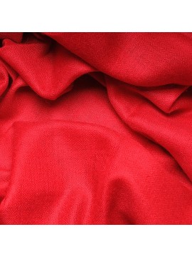 Véritable Pashmina 100% cachemire Rouge tango Grand modèle