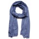 Genuine pashmina shawl 100% cashmere dark blue big size