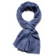 Genuine pashmina shawl 100% cashmere dark blue big size