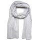 Véritable Pashmina 100% cachemire Gris perle Grand modèle