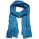 Echte Pashmina 100% cashmere Eend Blauw Groot