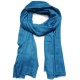Genuine pashmina shawl 100% cashmere teal blue big size