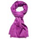 Véritable Pashmina 100% cachemire Violet améthyste Grand modèle