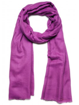 Echte Pashmina 100% cashmere Amethist Violet Large