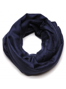 Genuine pashmina shawl 100% cashmere navy blue blanket size