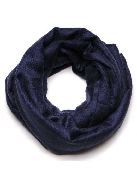 Navy Blue Cashmere Scarf | Pure Pashmina