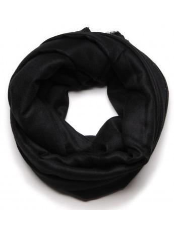 Genuine handwoven cashmere pashmina XXL scarf black