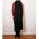 Genuine handwoven cashmere pashmina XXL scarf black