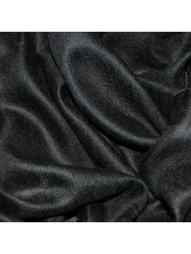 Genuine black handwoven cashmere pashmina square scarf