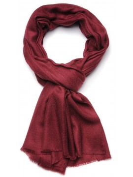 Echte Pashmina 100% cashmere Baksteenrood