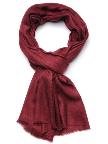 Genuine brick red pashmina 100% cashmere