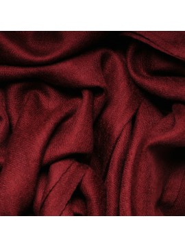 Véritable Pashmina 100% cachemire Rouge brique Grand modèle