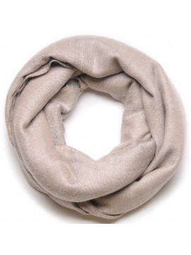 Véritable Pashmina cachemire XXL beige clair naturel