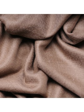 Genuine pashmina shawl 100% cashmere natural dark brown big size