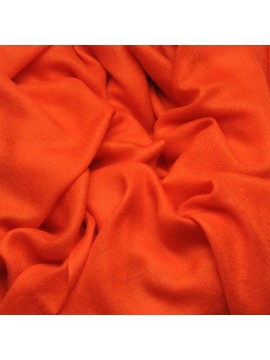 Handwoven cashmere pashmina Shawl Orange