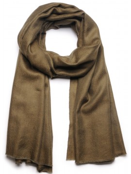 Vera Pashmina 100% cashmere Scialle Verde militare